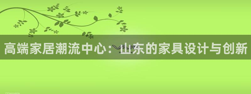 球盟会黑平台：高端家居潮流中心：山东的家具设计与创新