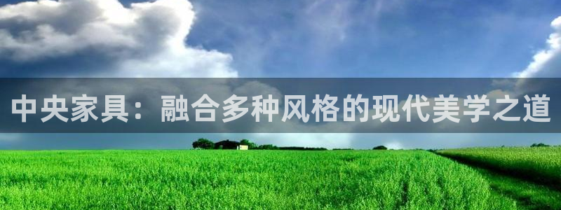 球盟会官方版下载地址：中央家具：融合多种风格的现代美学之道